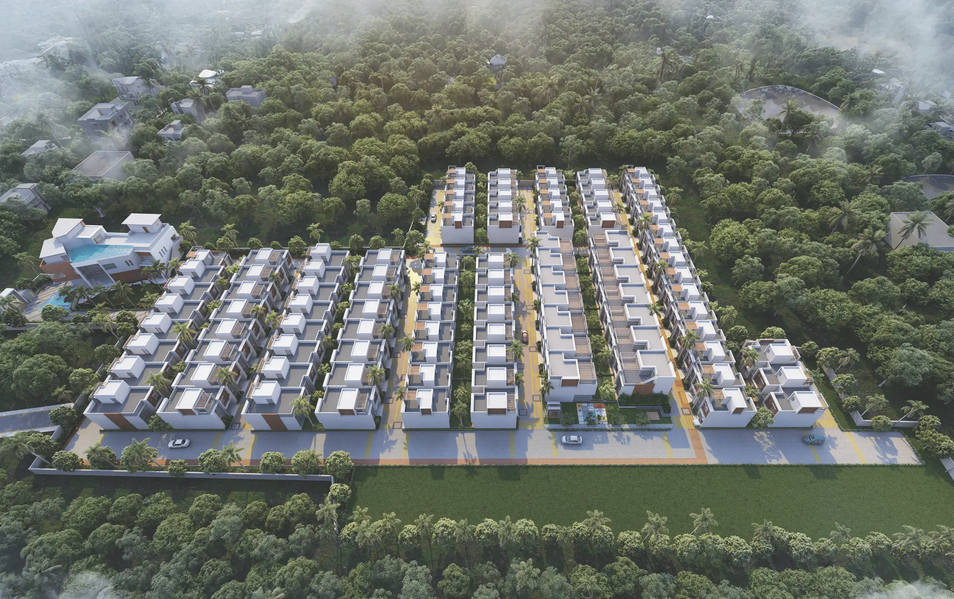 DTC Palm Grove by DTC Group – villas with private lawns, Joka, Kolkata