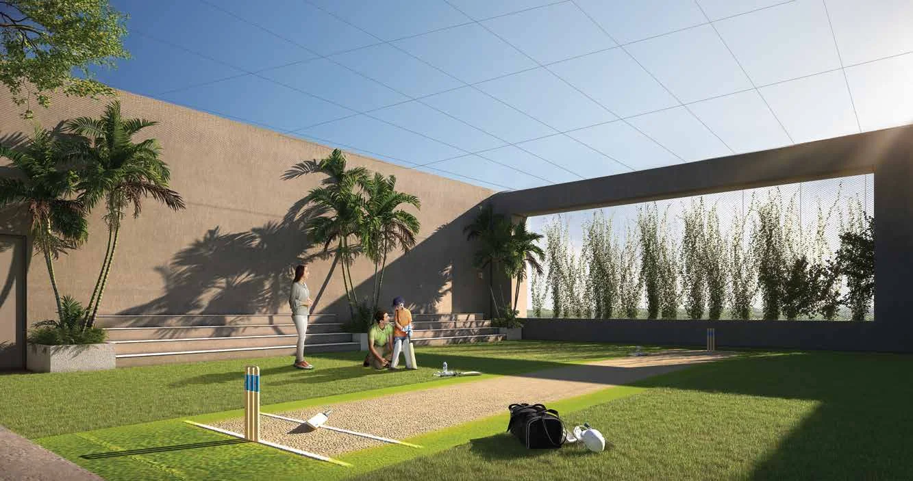 DTC Downtown covered indoor cricket practice area, Rajarhat, Kolkata