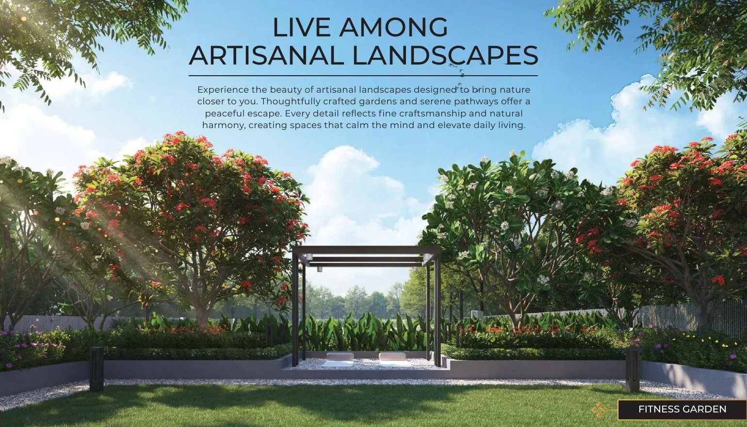 Srijan Palladina landscaped garden and tower, EM Bypass Kolkata