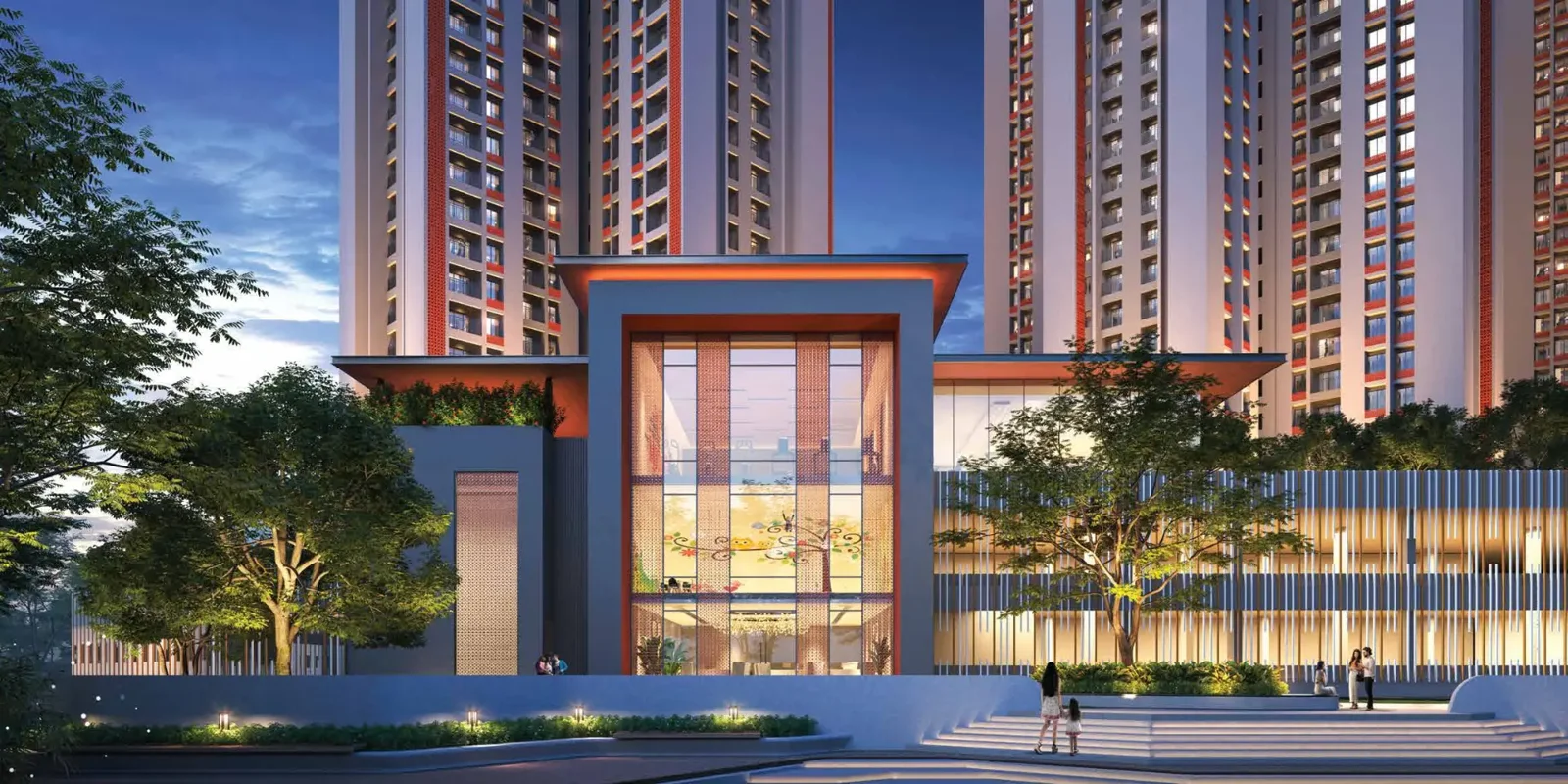 DTC Downtown Club Downtown glass-fronted clubhouse façade, Rajarhat, Kolkata