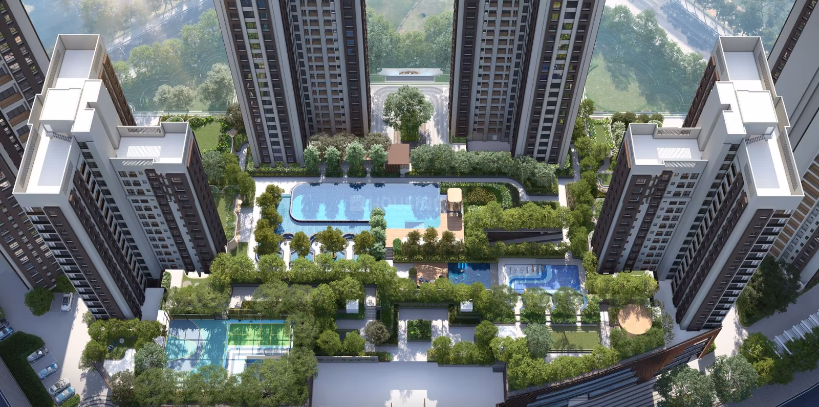 Srijan Town Square towers, New Town Kolkata