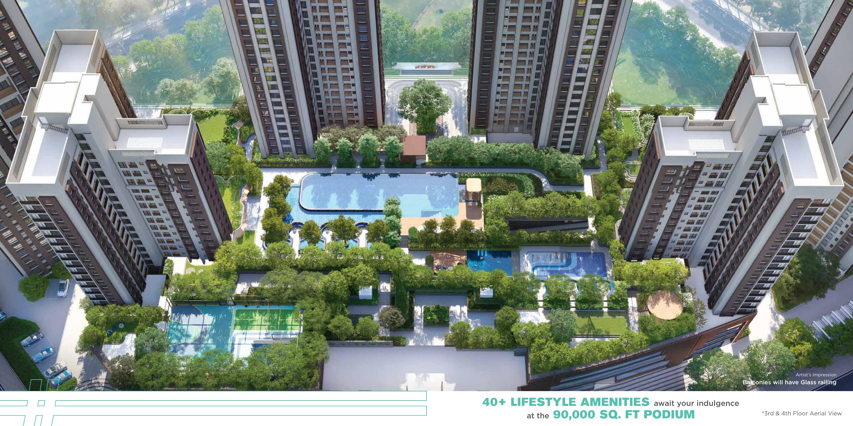 Srijan TownSquare elevated lifestyle podium, New Town Kolkata